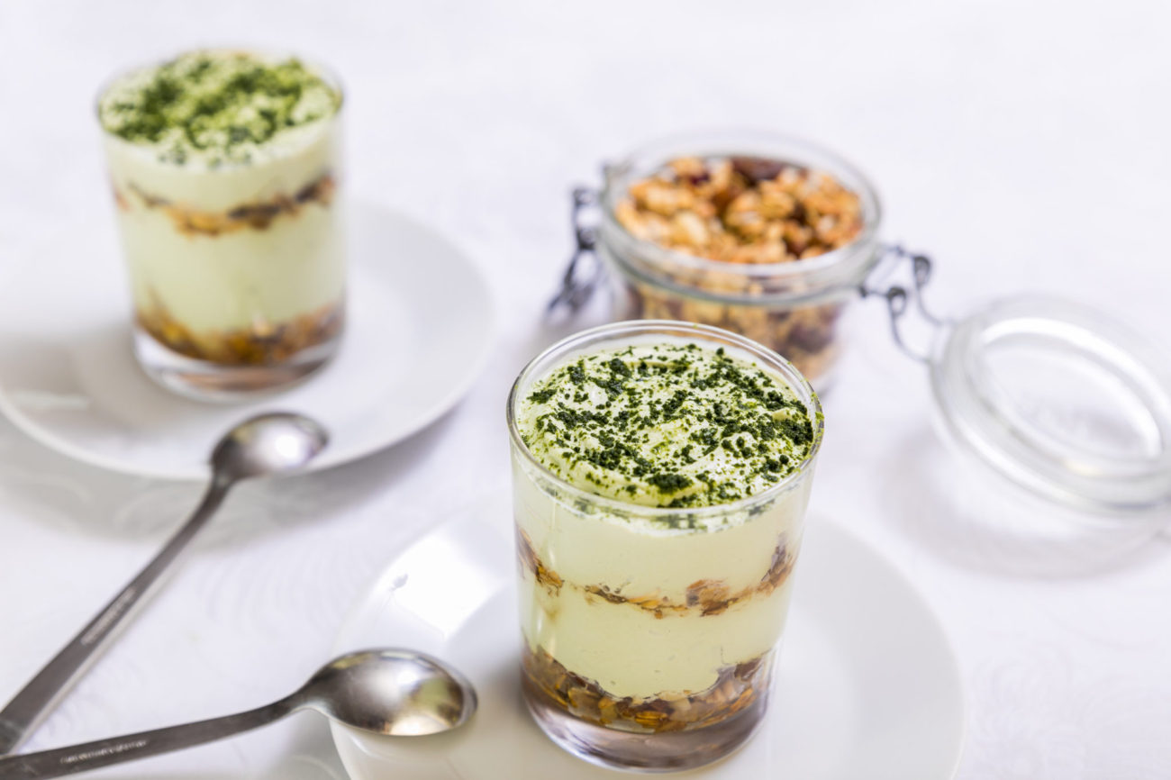 Tiramisu matcha dezert